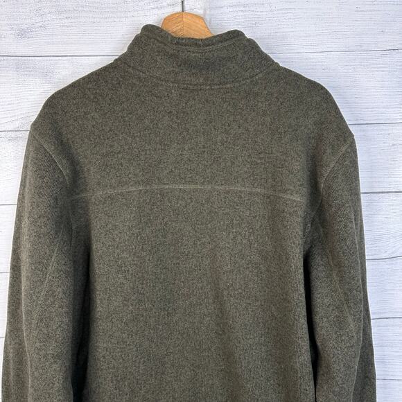 The North Face Mens size XL Leo Gordon Lyon 1/4 Zip Fleece Pullover Brown - Picture 5 of 10